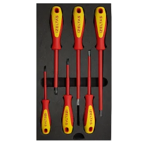 1000V ELEKTRİKÇİ İZOLE TORNAVİDA SET 6 PARÇA