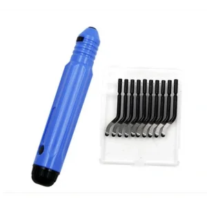 10Ad. Bıçaklı PlastikTutuculu Çapak Alma