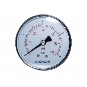 Yüksek Hassasiyetli 40 mm Alttan Çıkış Metal Gövde Manometre