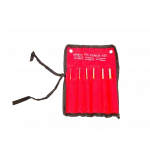 6 Parça Düz Pim Uzun Zımba Takımı