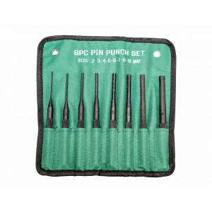 8 Parça Düz Pim Uzun Zımba Takımı