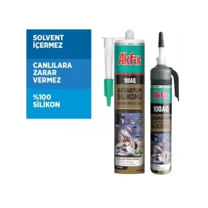 Akfix 100 Akvaryum Silikonu Şeffaf 280 ml