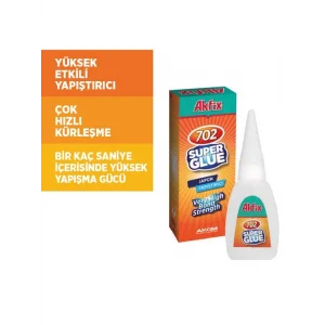 Akfix 702 Süper Japon Yapıştırıcı 25 gr