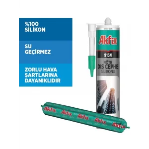 Akfix 915N Nötr Dış Cephe Silikonu 600 ml