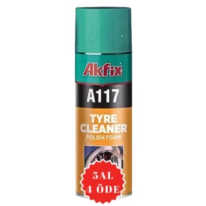 Akfix A117 Oto Lastik Parlatma-Temizleme Spreyi 500ml