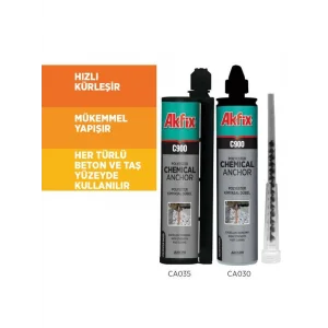Akfix C900 Kimyasal Dübel 345 ML