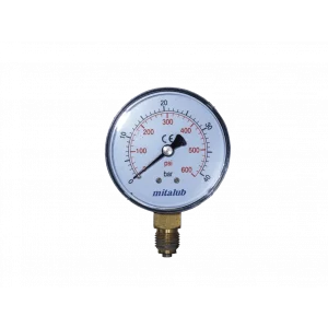 Dayanıklı Alttan Çıkış Plastik Gövde Manometre - 2 Adet