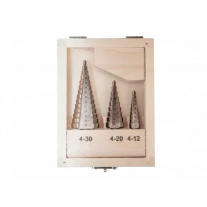 Profesyonel Kademeli Matkap Ucu Takımı - 3 Parça Set