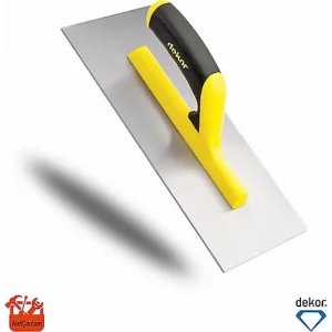 Dekor 094 Alçı Malası Paslanmaz Çelik 35 Cm