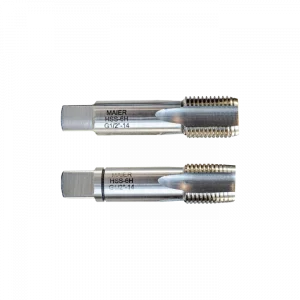 Profesyonel GAZ DİŞ 2 Parçalı Takım - HSS Düz El Kılavuzu