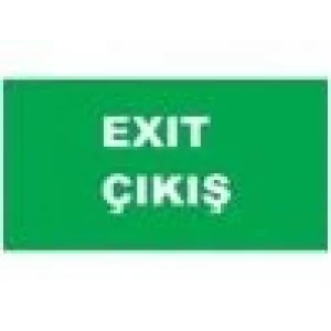Exit Acil Durum Tabelası - S.No 25