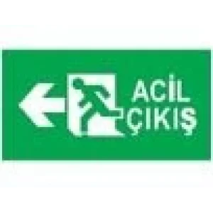 Exit Acil Durum Tabelası - S.No 8