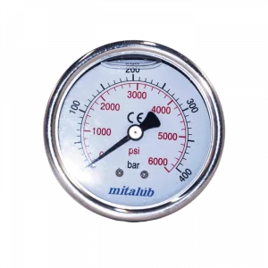 Gliserinli Paslanmaz Bourbon Tüp Japon Kaynakli Arkadan Çikis Manometreler