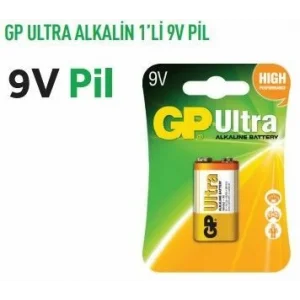 GP1604AU ULTRA ALKALİN 1Lİ 9V PİL