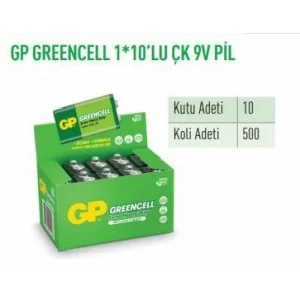 GP1604G-BU1 GREENCELL 1*10 LU ÇK 9V PİL