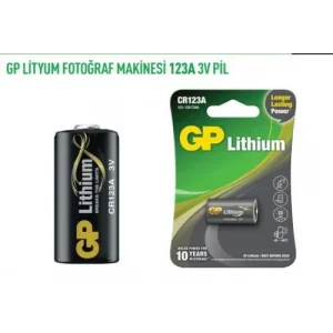 GPCR123A LİTYUM FOTO MAK 123A 3V PİL
