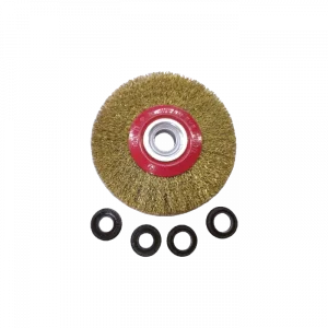 Gri Saçaklı Daire Tel Fırçalar