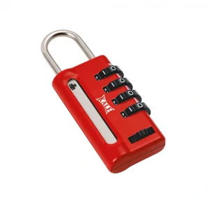 KALE ŞİFRELİ ASMA KİLİT KIRMIZI 4 BASAMAKLI