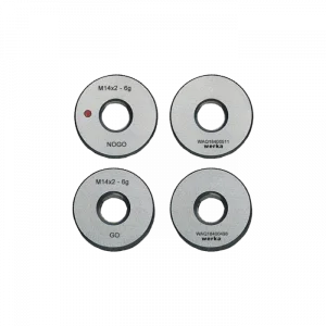 Yüksek Kaliteli Metrik İnce Diş Vida Halka Mastar GEÇMEZ