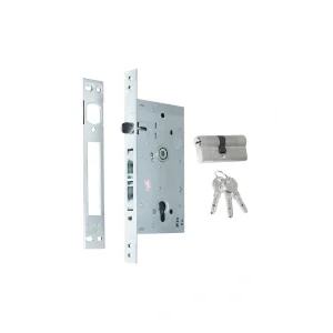 Monoblok Champion Çelik Kapı Kilidi - KROM