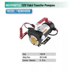 OMEGA TOOLS YAKIT TRANSFER POMPASI 12 V. 150W.