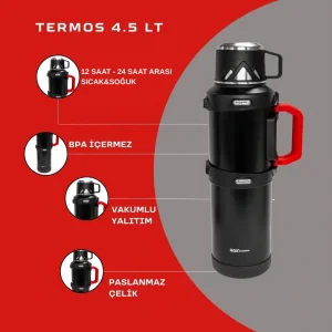 ROX CAMPING 4.5 LT KAMP TERMOS