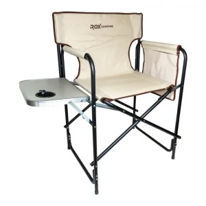 ROX CAMPING FONKSİYONEL SEHPALI KAMP SANDALYESİ - BEJ