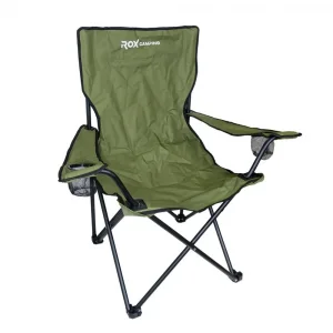 ROX CAMPING KATLANIR KAMP SANDALYESİ - YEŞİL