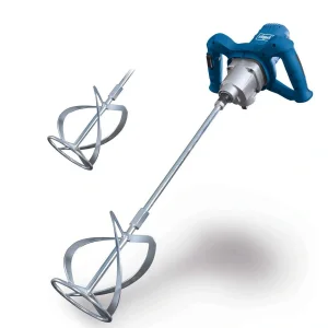 Scheppach PM1600 Boya ve Alçı Karıştırıcı – 1600 W, Çift Vitesli, 0–780 rpm