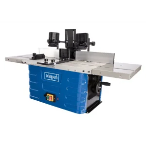 Scheppach HF60 Tezgah Freze – 1500 W, Ayarlanabilir Mil Yüksekliği, Mobil ve Kompakt