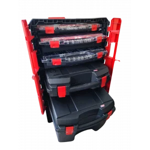 Tayg059 Tekerlekli Çok Bölmeli 5 Katlı Portatif Takım Çantası 20