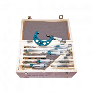 Hepsicinde 0-150 mm. arası 6 Parça Dış Çap Mikrometre Seti