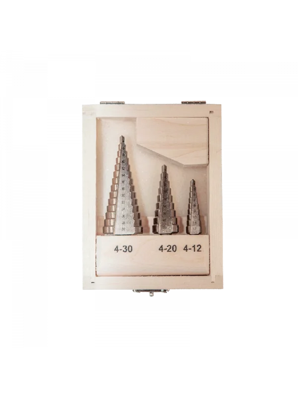 Profesyonel Matkap Ucu Seti - Hepsicinde 3 Parça Kademeli Matkap Ucu Takımı