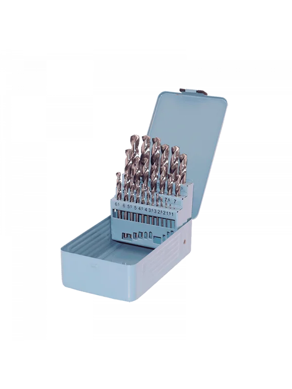 Profesyonel Matkap Ucu Takımı - 25 Parça Siyah Beyaz