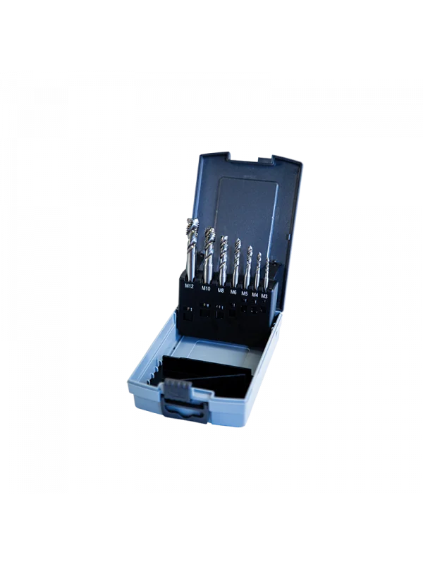 7 Parça M3-12 DIN371 Helis Kılavuz Takımı