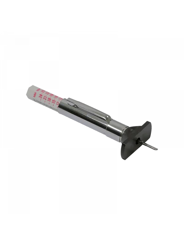 Metal Gövde Lastik Dişi Derinlik Kumpası