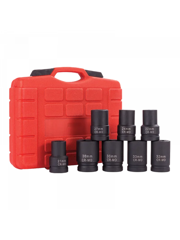 1 8 Parça Cr-Mo Altı Köşe Lokma Seti