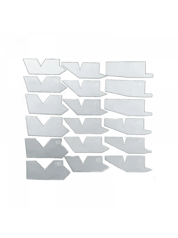 Profesyonel Açı Mastar Seti 18 Parça