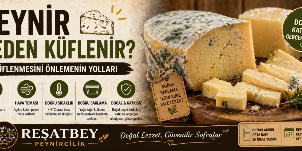 Peynir Neden Küflenir? Küflenmesini Önlemenin 7 Etkili Yolu