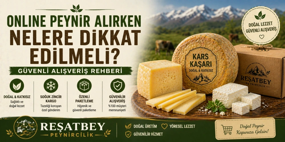 Online Peynir Alırken Nelere Dikkat Edilmeli? (Güvenli Alışveriş Rehberi)