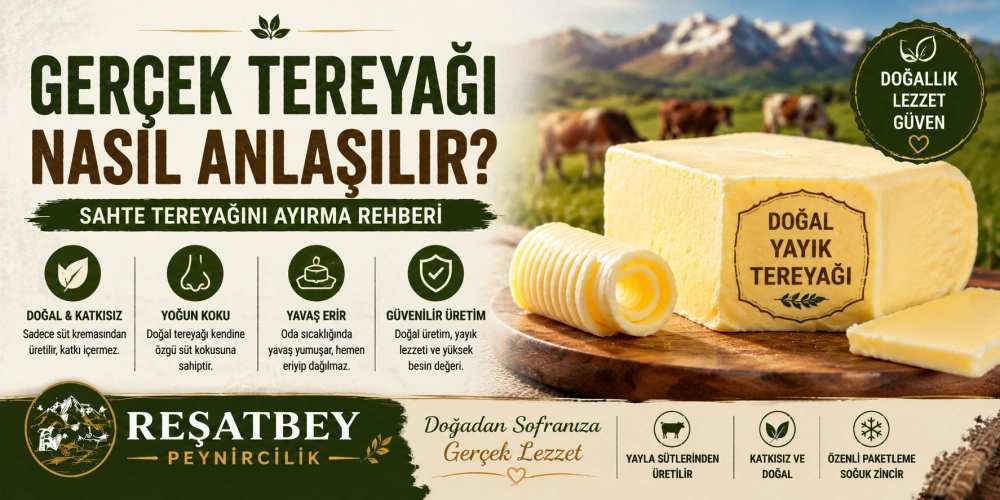 Gerçek Tereyağı Nasıl Anlaşılır? Doğal ve Katkısız Tereyağı Rehberi