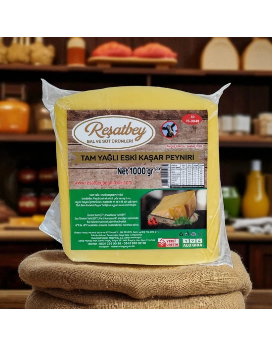 Yöresel Kars Eski Kaşar Peyniri