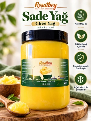 Yöresel Kars Köy Sarıyağ- Sadeyağ- Ghee Yağ