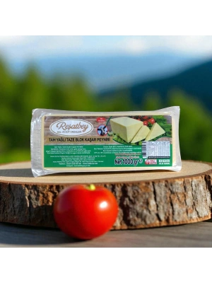 Yöresel Kars Taze Blok Kaşar Peyniri 1 Kg