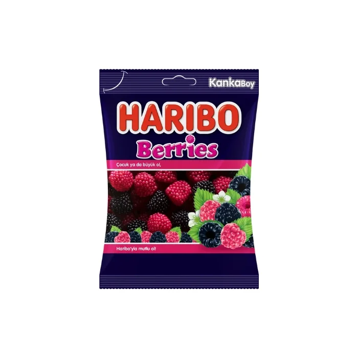 Haribo Berries Ahududu Böğürtlen 80 Gr x 24 lü