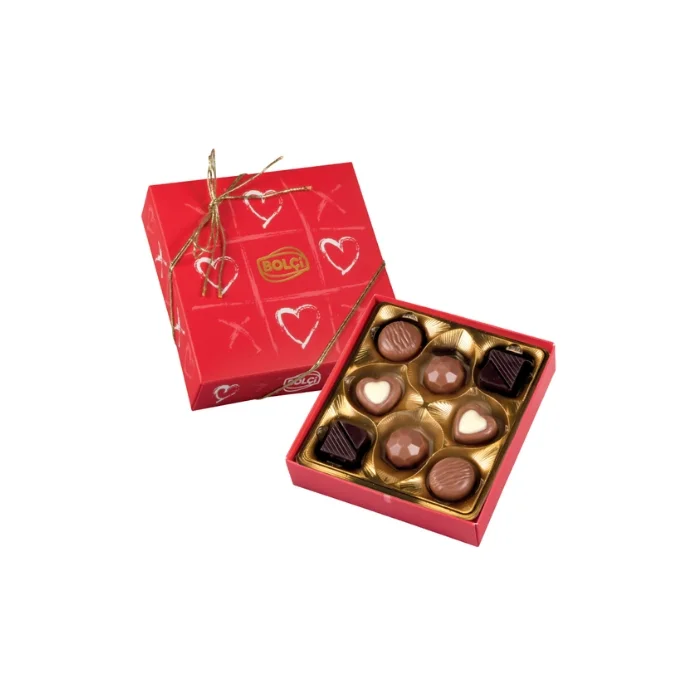 Bolçi Hediyelik Çikolata Butik Dört Kalp 80 g