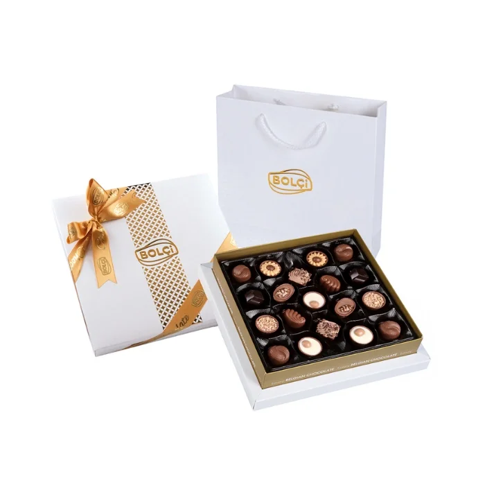Bolçi Hediyelik Çikolata Diamond Beyaz Kutu 215 g CH374