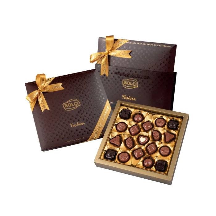 Bolçi Hediyelik Çikolata Spesiyal Fashion Kahverengi Kutu 190 g CH343
