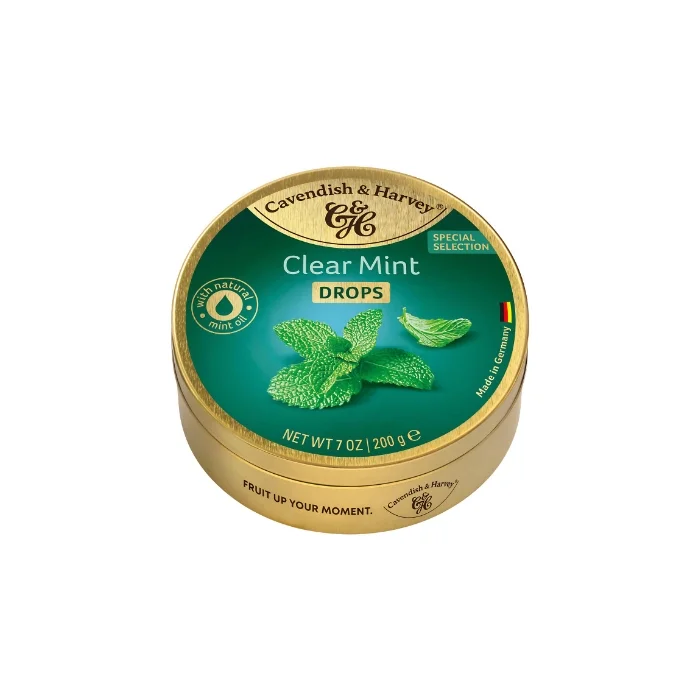 Cavendish Harvey Clear Mint Drops Şeker 200 Gr x 1