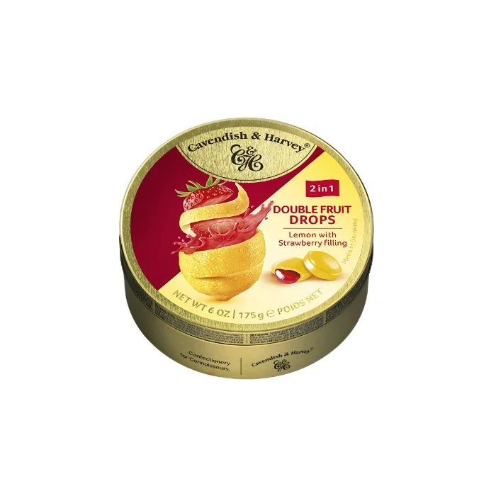 Cavendish Harvey Double Fruıt Lemon Strawbery Şeker 175 Gr x 1
